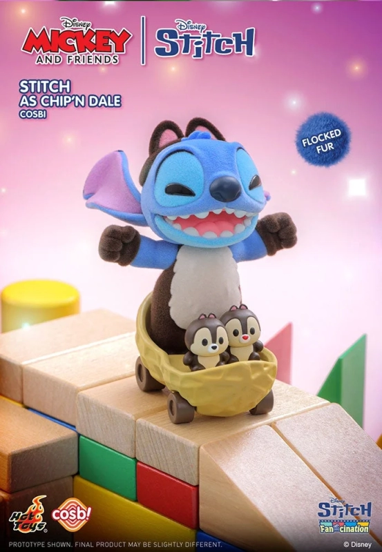 Stitch as Chip & Dale Cosbi