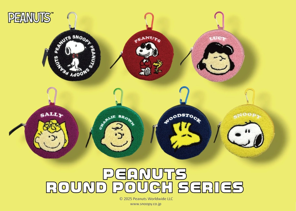 PEANUTS Circle Sagara Pouch