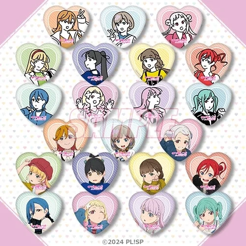 Heart Can Badge Full Set