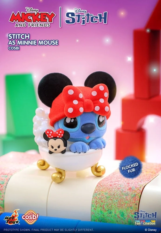 Stitch as Minnie Mouse Cosbi