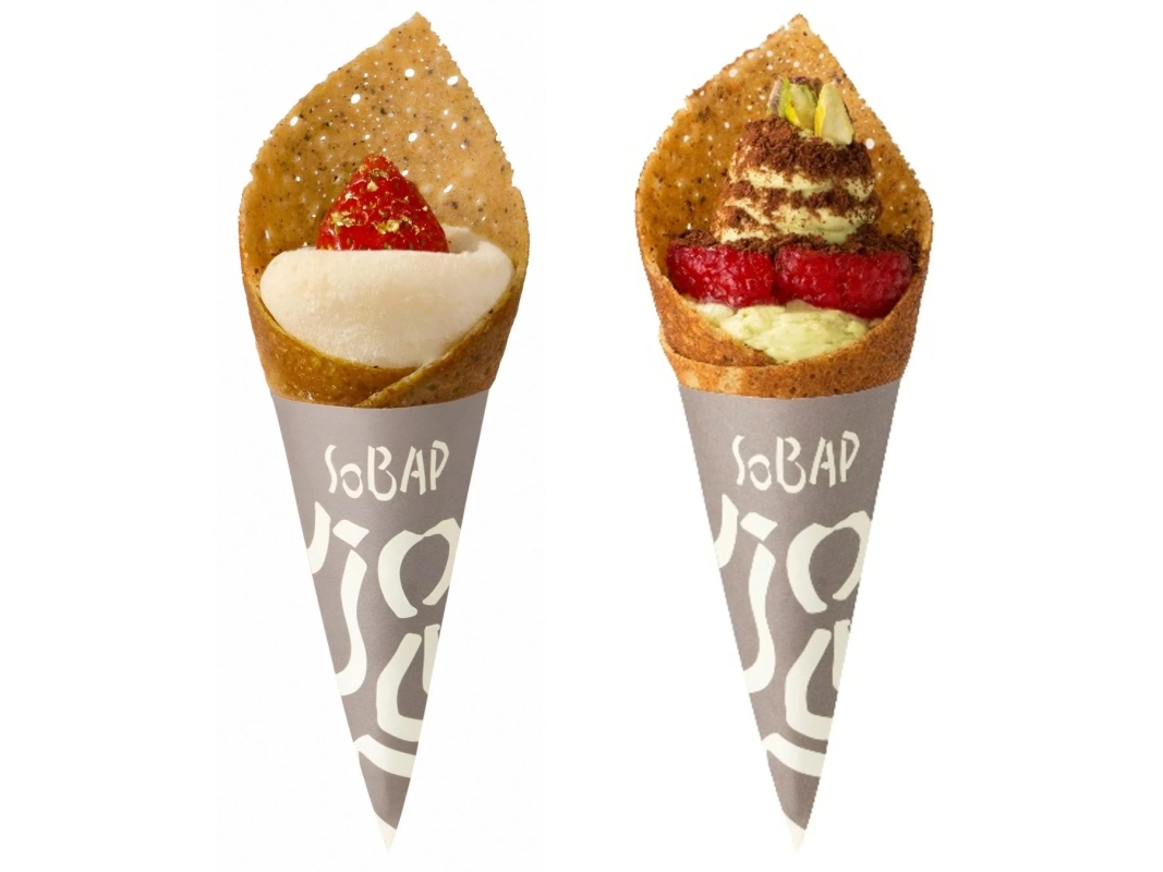 SOBAP Strawberry Cream Daifuku & Pistachio Tiramisu