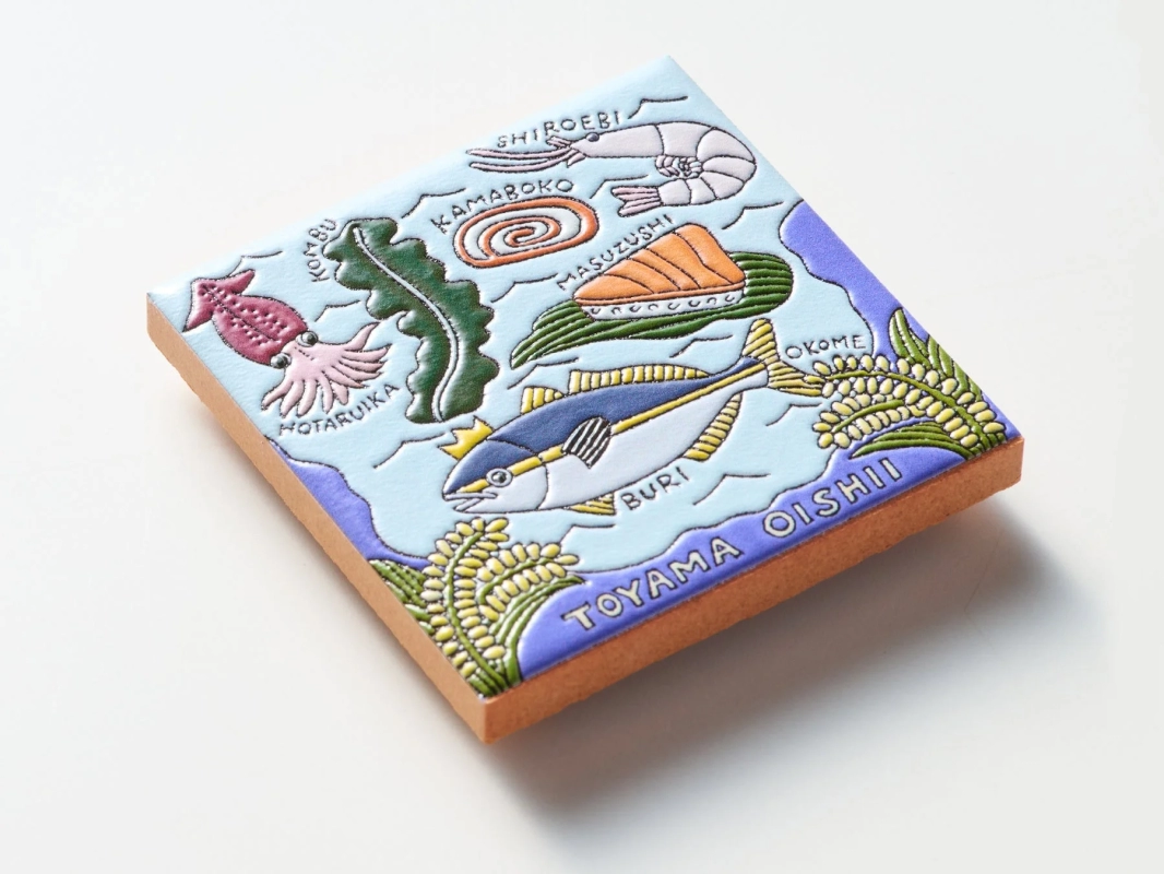 Toyama Local Foods Illustration