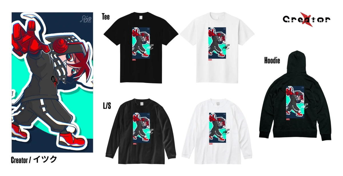 Apparel featuring the character 'Itsuku'