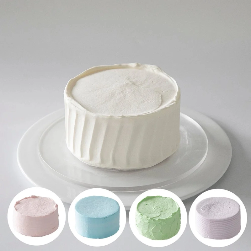 Five pastel cream colors for DIY cakes