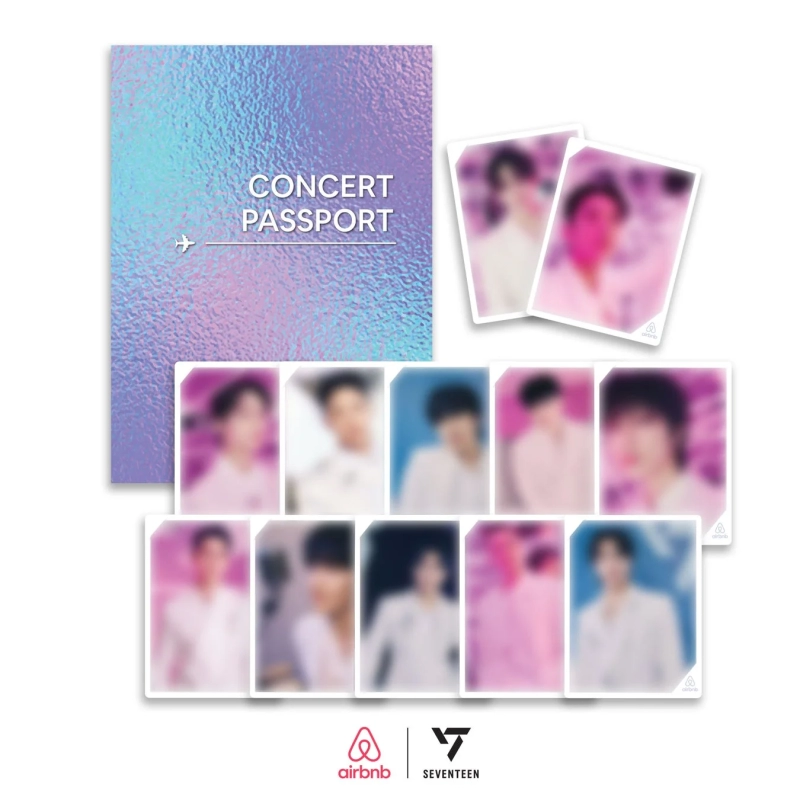 SEVENTEEN Airbnb Pass Photo Package