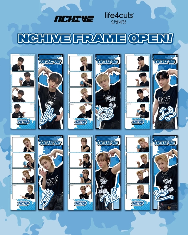 NCHIVE x Life4Cuts Collaboration Frame Design