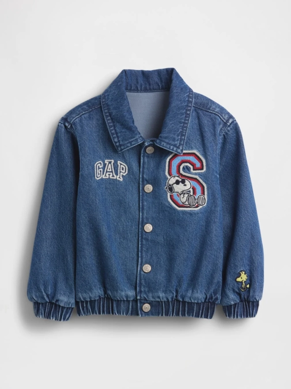 Snoopy GAP Logo Denim Jacket