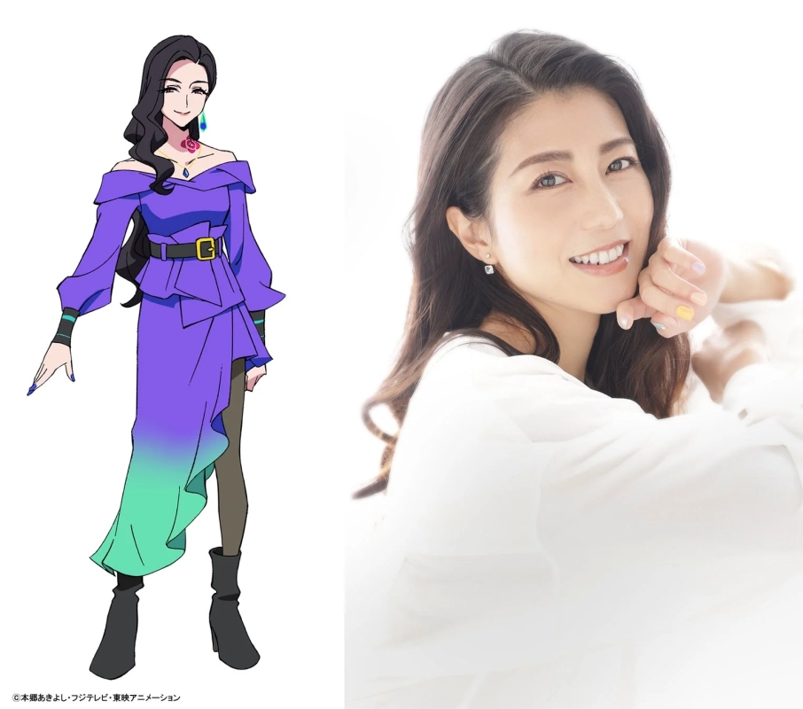 Rose Woodville and her voice actress Ryoko Shiraishi