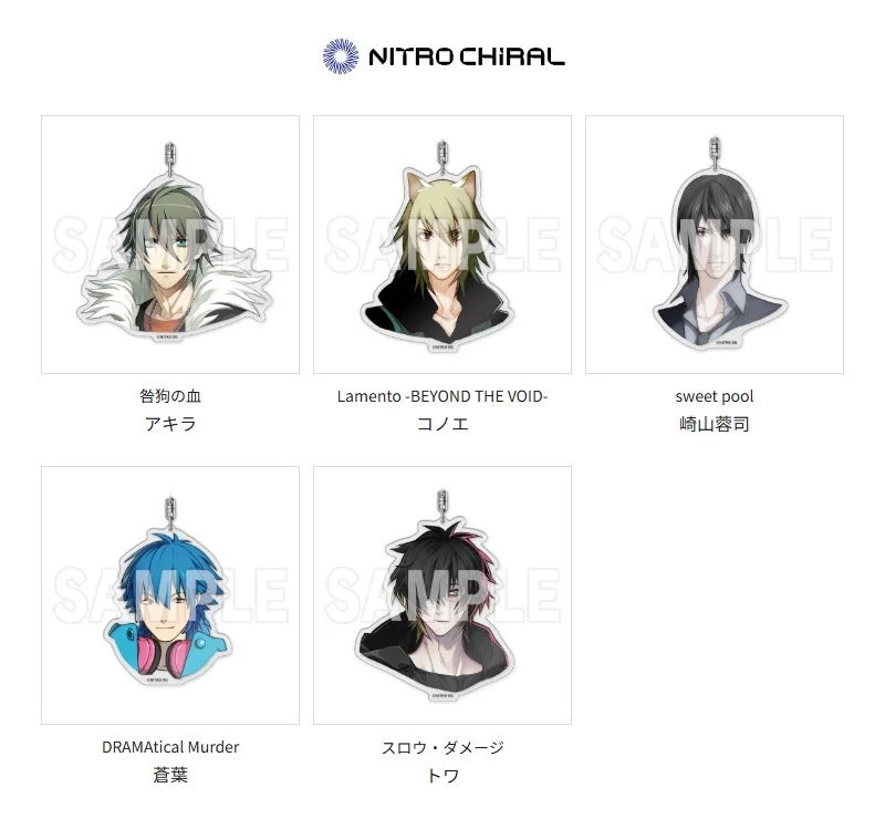 Nitro Chiral Character Keychains