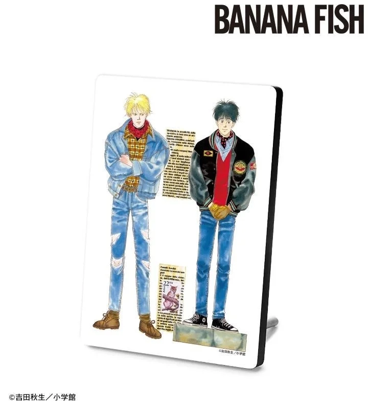 Ash Lynx & Eiji Okumura Original Illustration Crystal Art