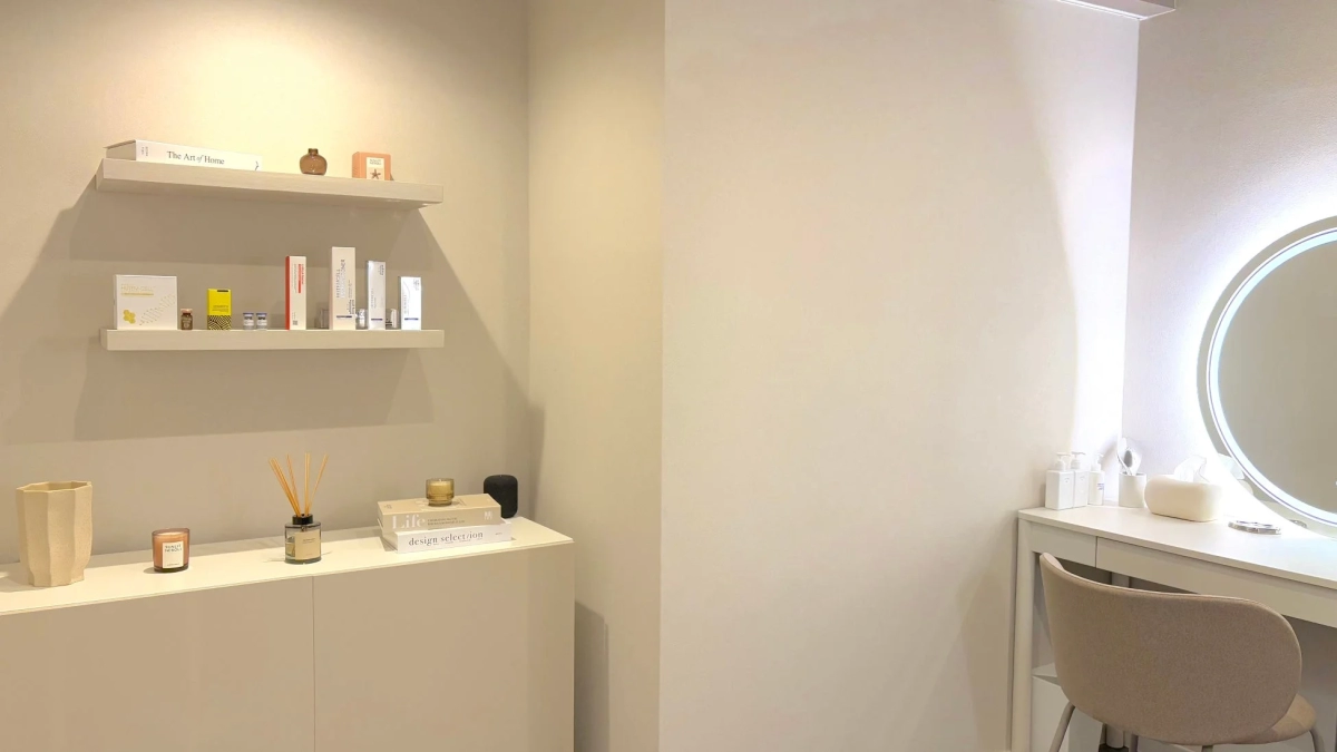 Interior of S:RA salon with modern decor