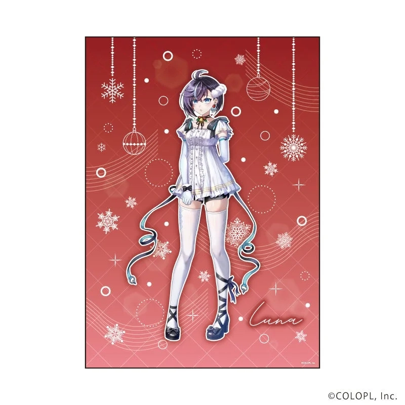 A3 Clear Poster featuring Luna in a festive outfit