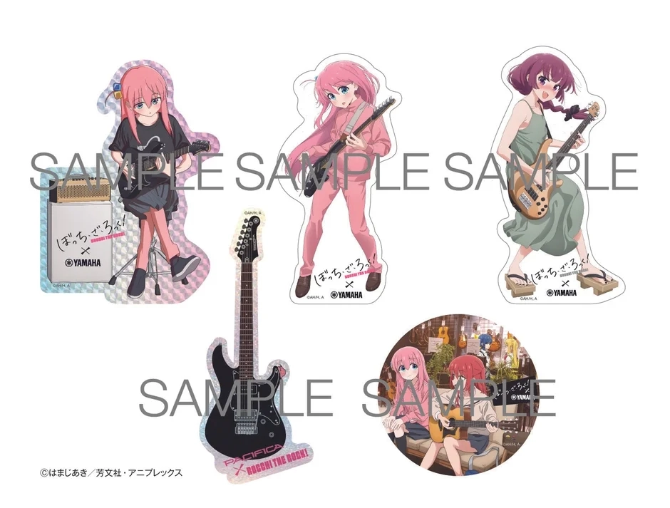 Bocchi the Rock! x Yamaha Sticker Set
