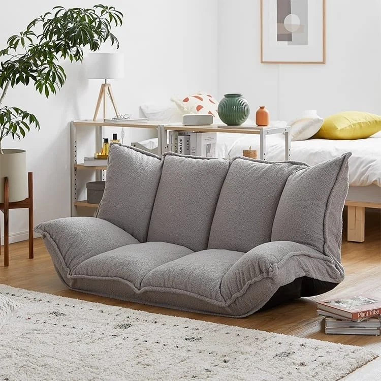 Fluffy Reclining Floor Sofa