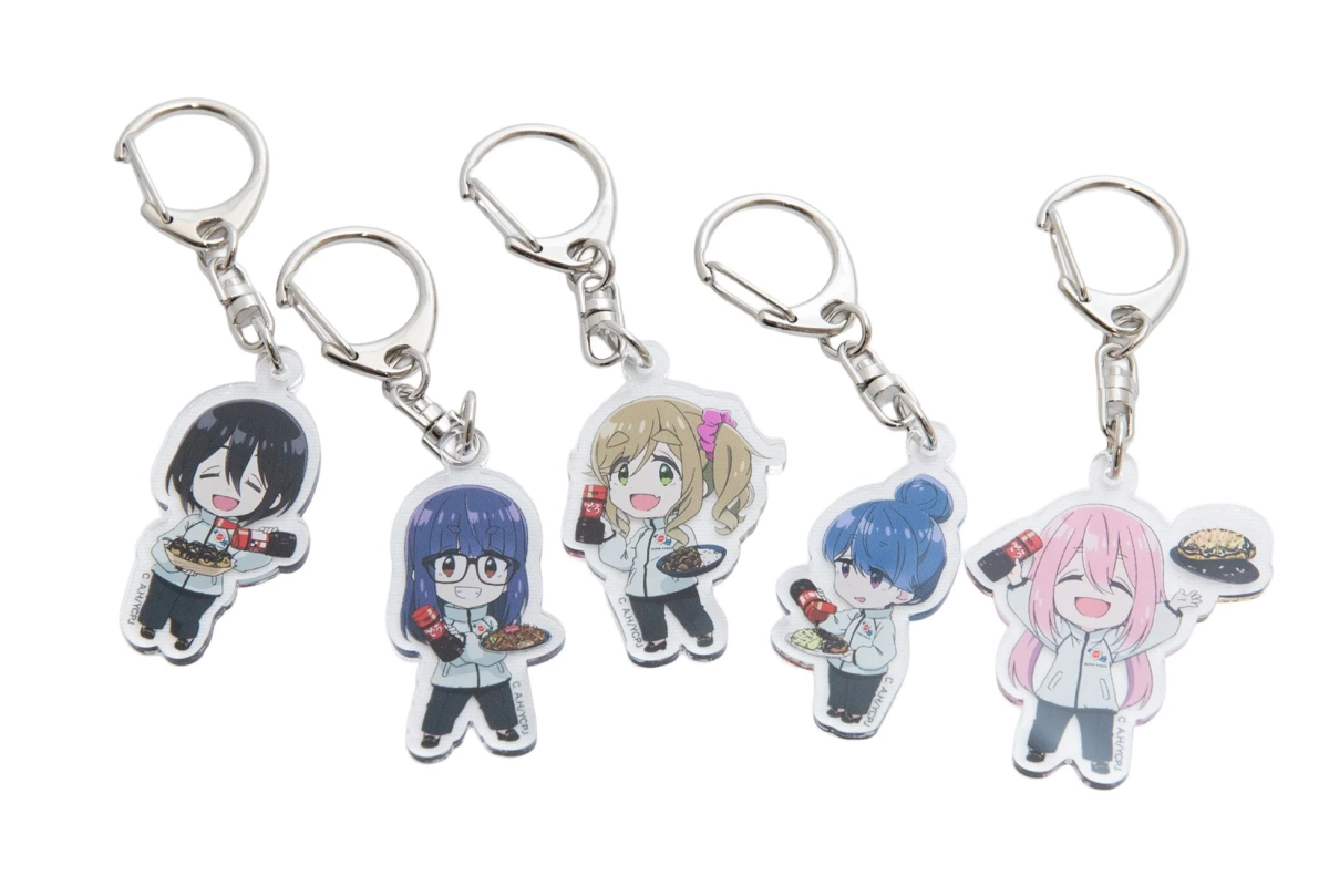 Yuru Camp△ Doro Sauce Acrylic Keyholders