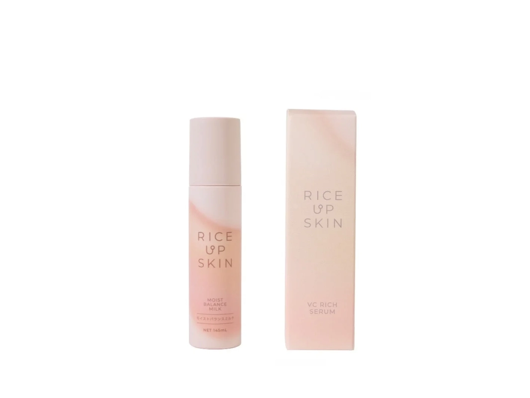 RICE UP SKIN VC Rich Serum and Moist Balance Milk