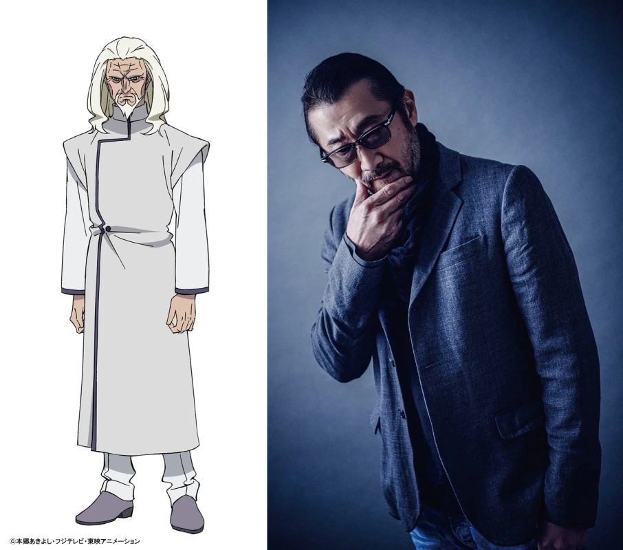 Chairman Ou and his voice actor Akio Otsuka