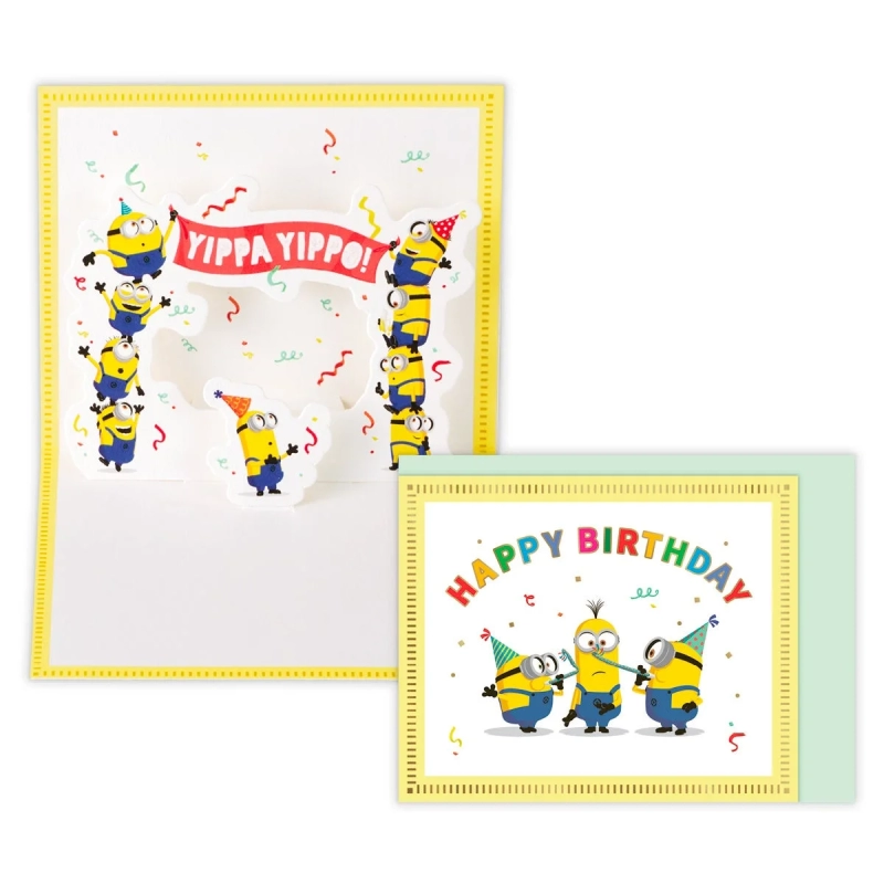 Minions birthday and Bob & Tim heart cards