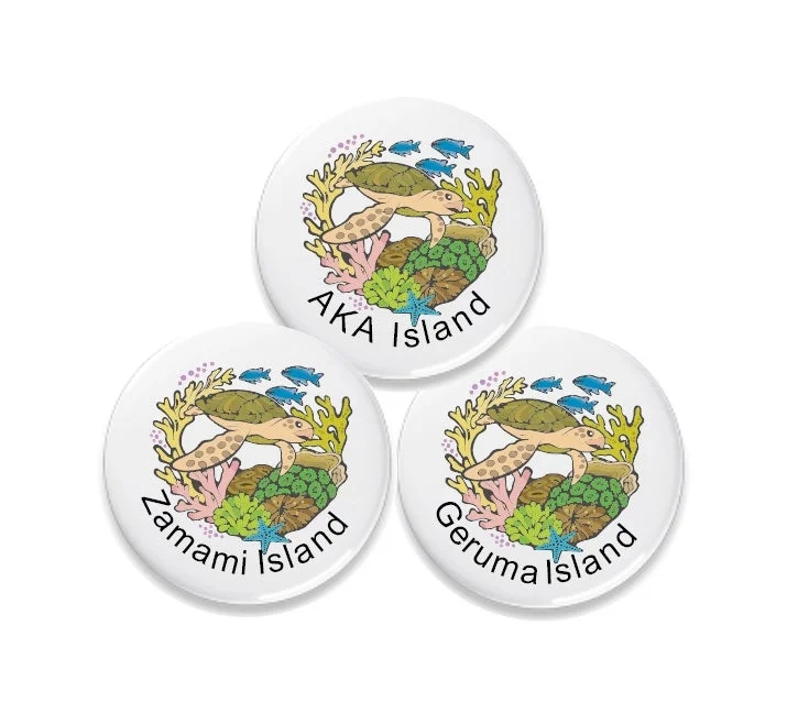 Zamami Island Can Badges