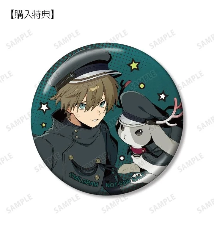 MILGRAM Es & Jackalope Glitter Can Badge Bonus