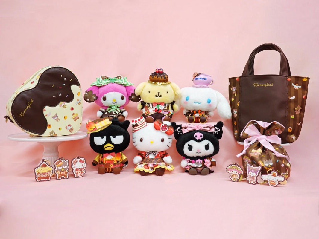 Collection of Sanrio Chocolat×Fruit themed merchandise