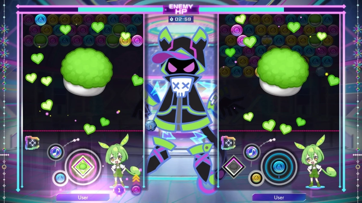 QQQbeats!!! Gameplay UI