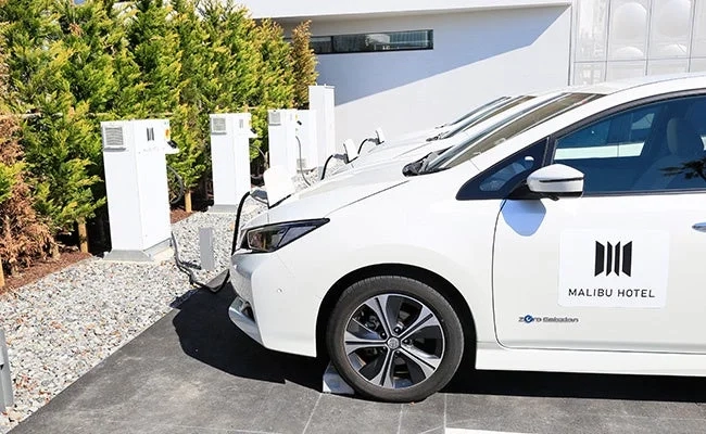EV Charging at Malibu Hotel