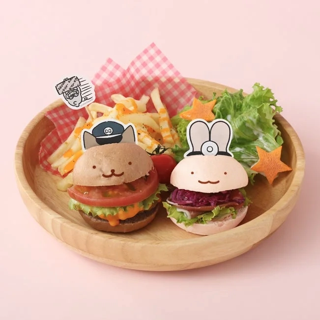 White Tiger and Black Tiger Mini Burgers