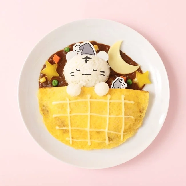 Sleeping White Tiger Omurice
