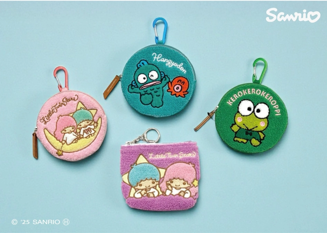 Sanrio Sagara Coin Cases and Pouches with carabiners