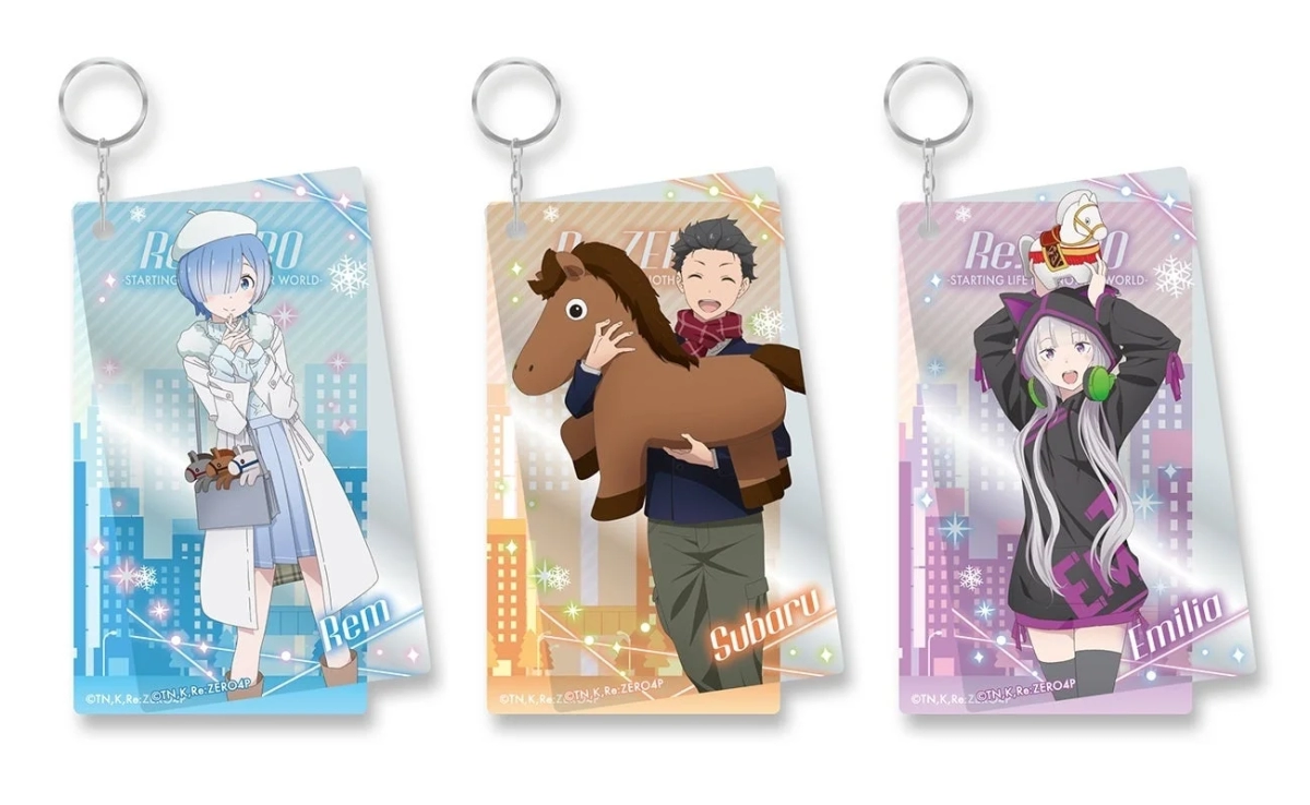 Re:ZERO 2-Piece Acrylic Charms