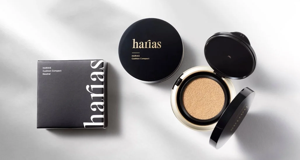 HARIAS Cushion Compact Neutral Product Box and Compact