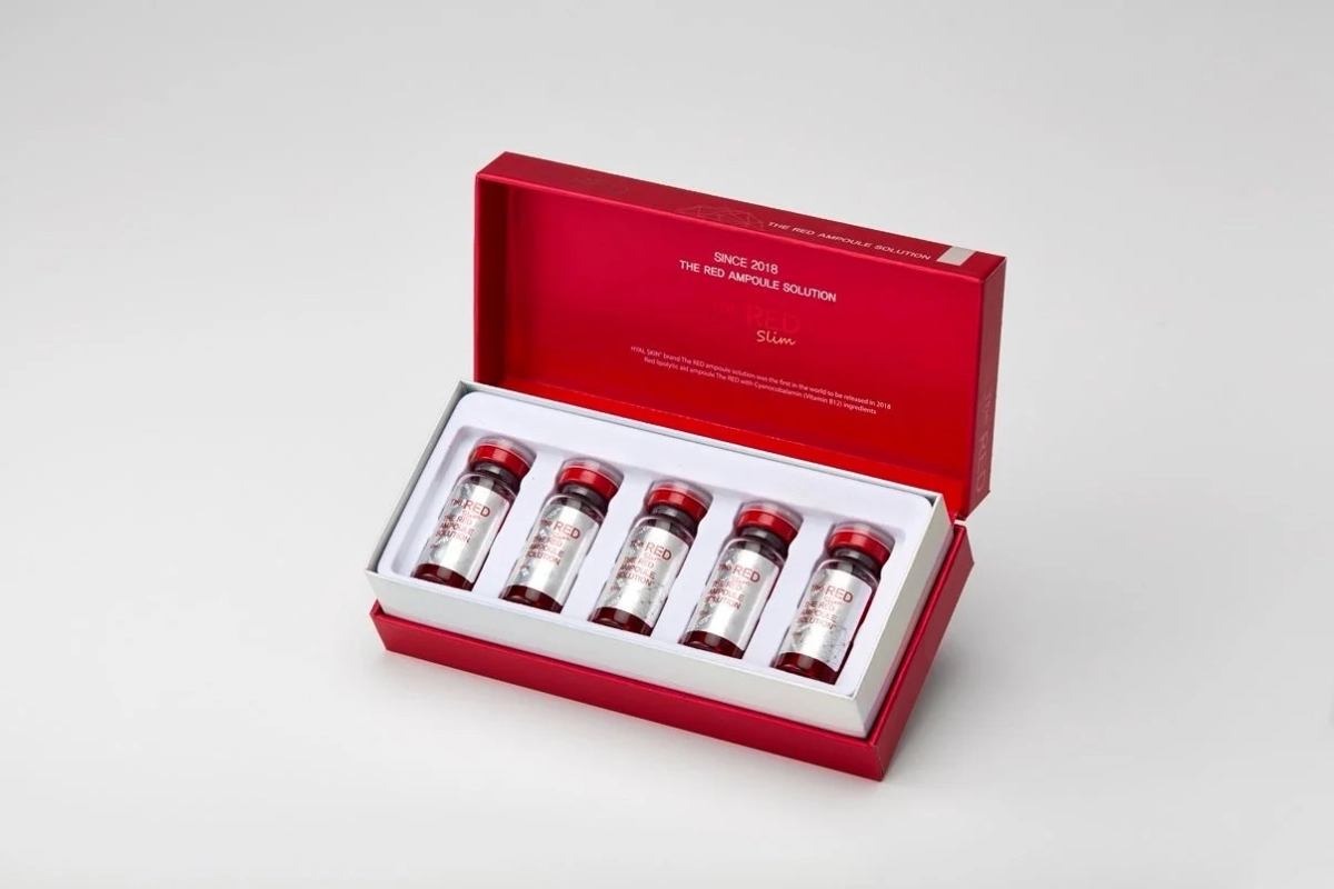 THE RED AMPOULE SOLUTION Slim box
