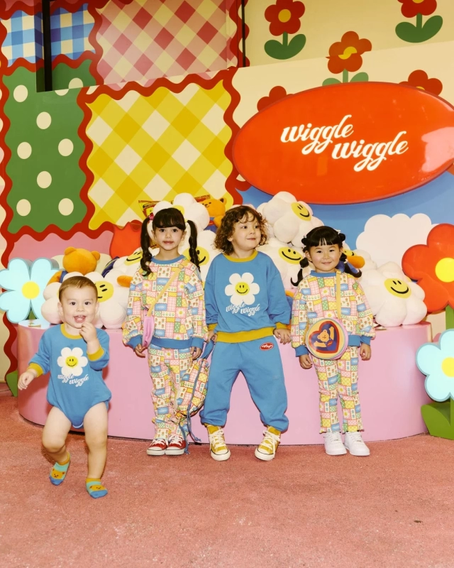 Children in Wiggle Wiggle apparel