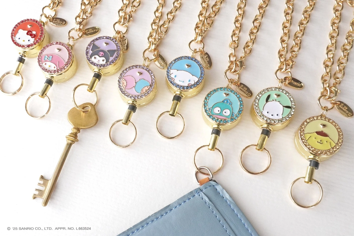 Reel Keyholders with Sanrio Characters
