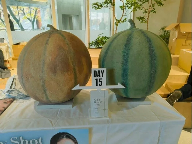 SOD Beauty Shot Melon Comparison