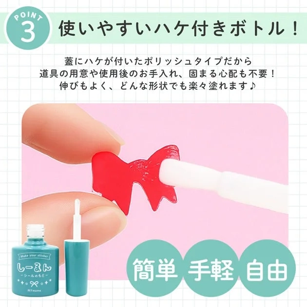 Image illustrating how Shirun revives the stickiness of old stickers