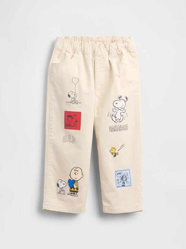 Peanuts Pull-On Barrel Pants