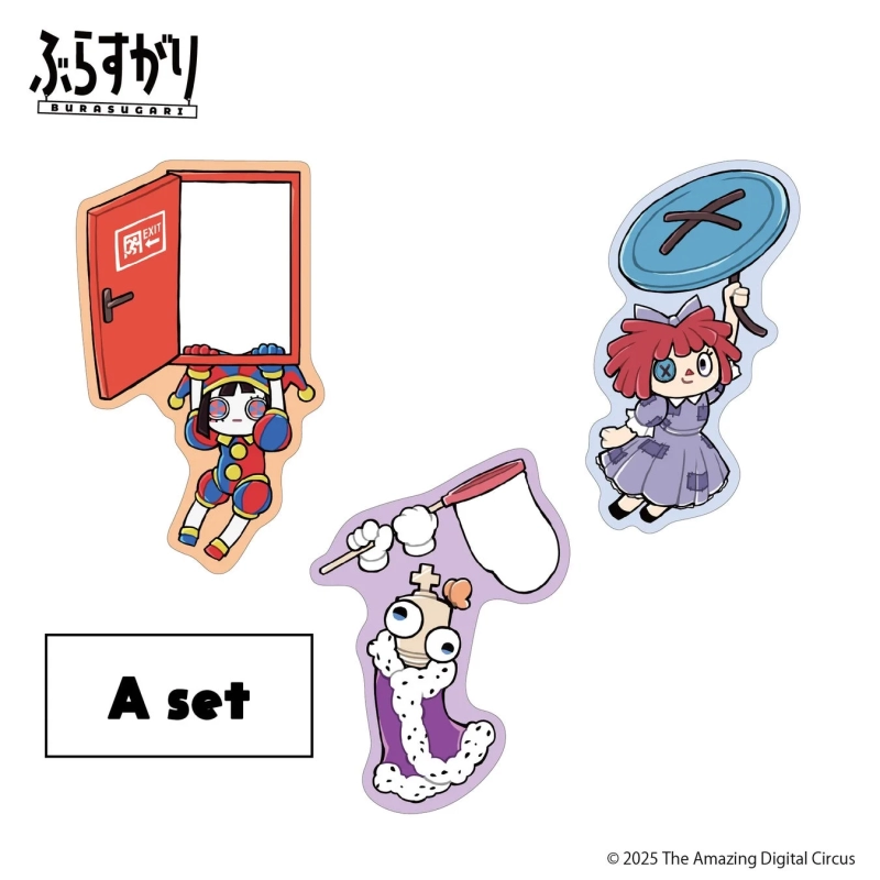 The Amazing Digital Circus Burasugari Die-cut Sticker A