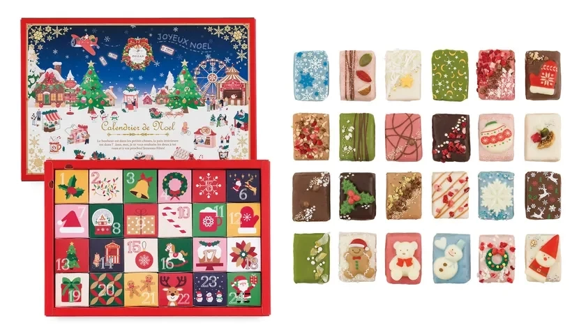 24-piece Christmas Calendar Cube Rusk
