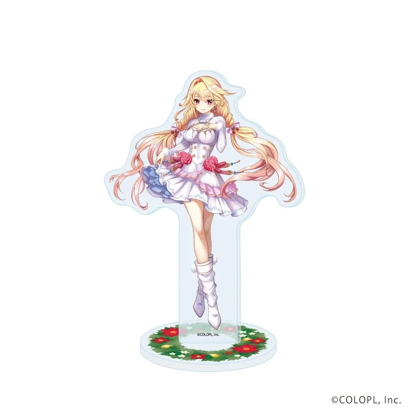 Acrylic Stand featuring a Shironeko Project character in a white dress
