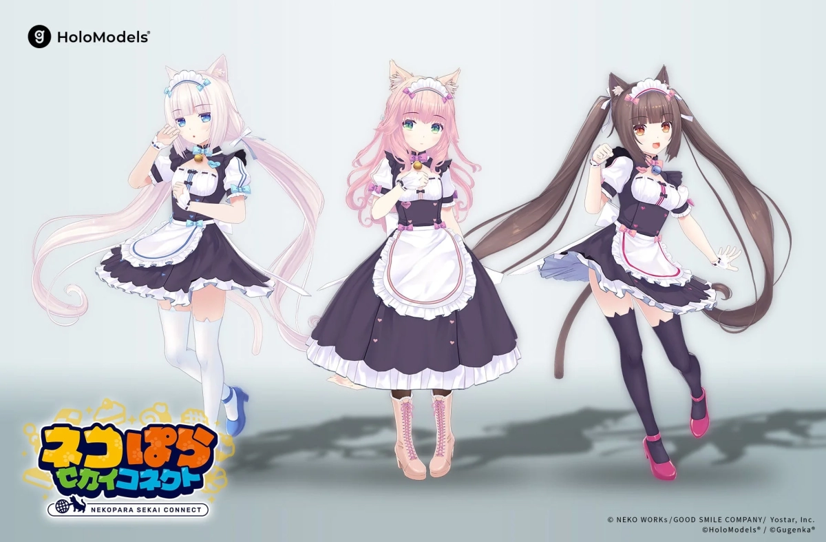 Chocola, Vanilla, and Fraise Holomodels