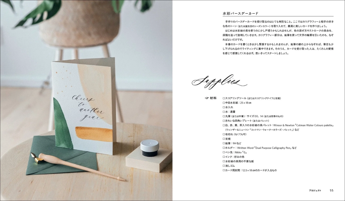 Watercolor Birthday Card Project