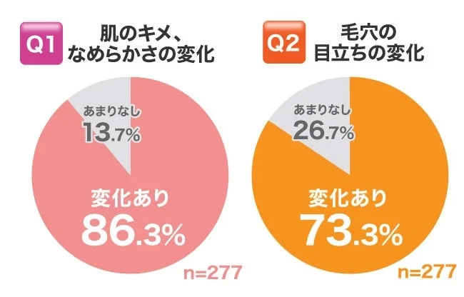 Survey results pie charts