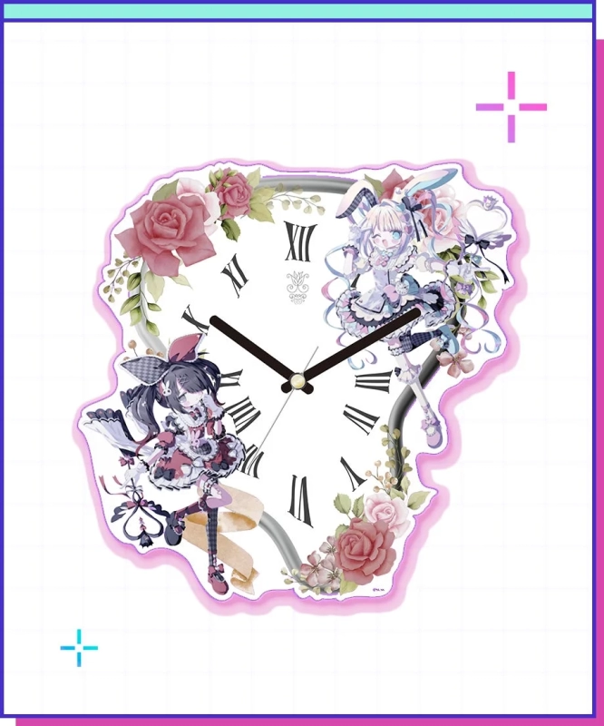 Anime Character Clock