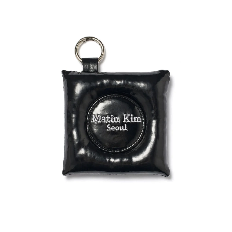 PUFFER SQUARE MIRROR KEYRING
