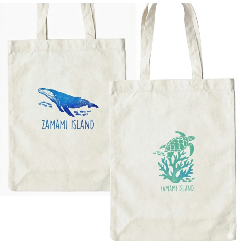 Zamami Island Tote Bags