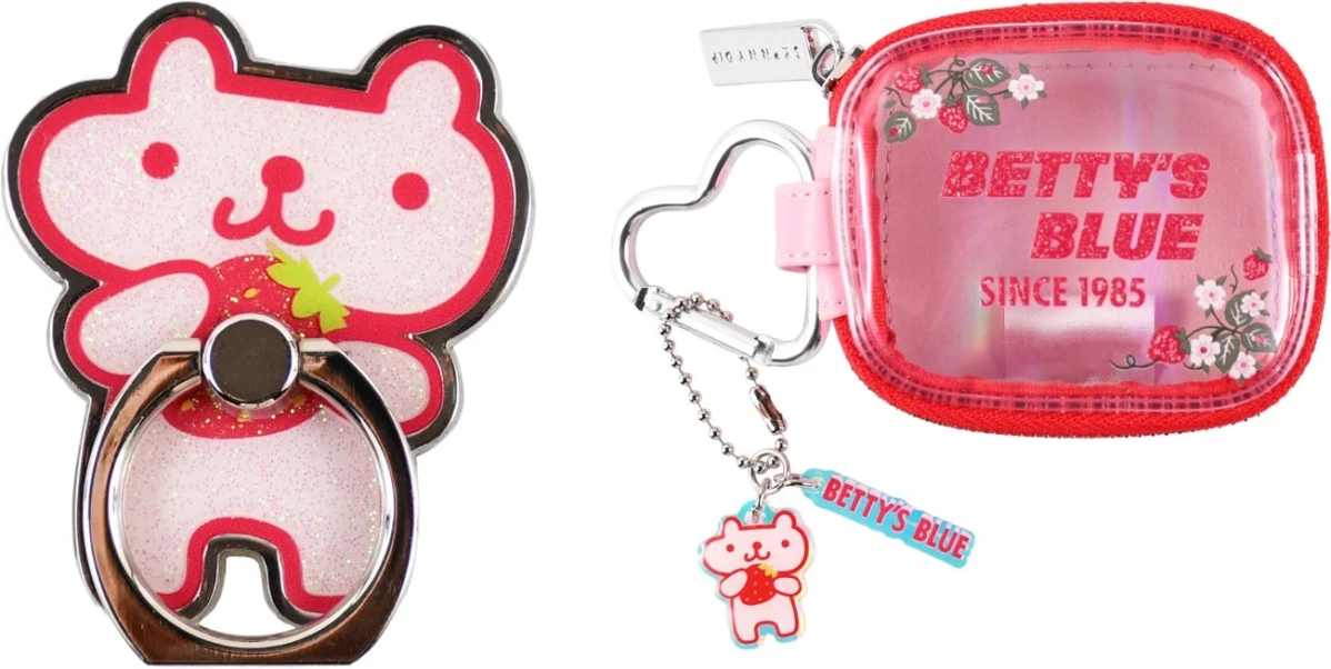 BETTY'S BLUE Phone Ring and Earphone Case