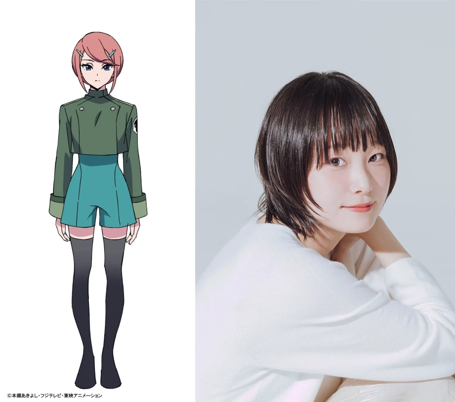 Hotaruko Kanuma and her voice actress Sakura Kawaguchi