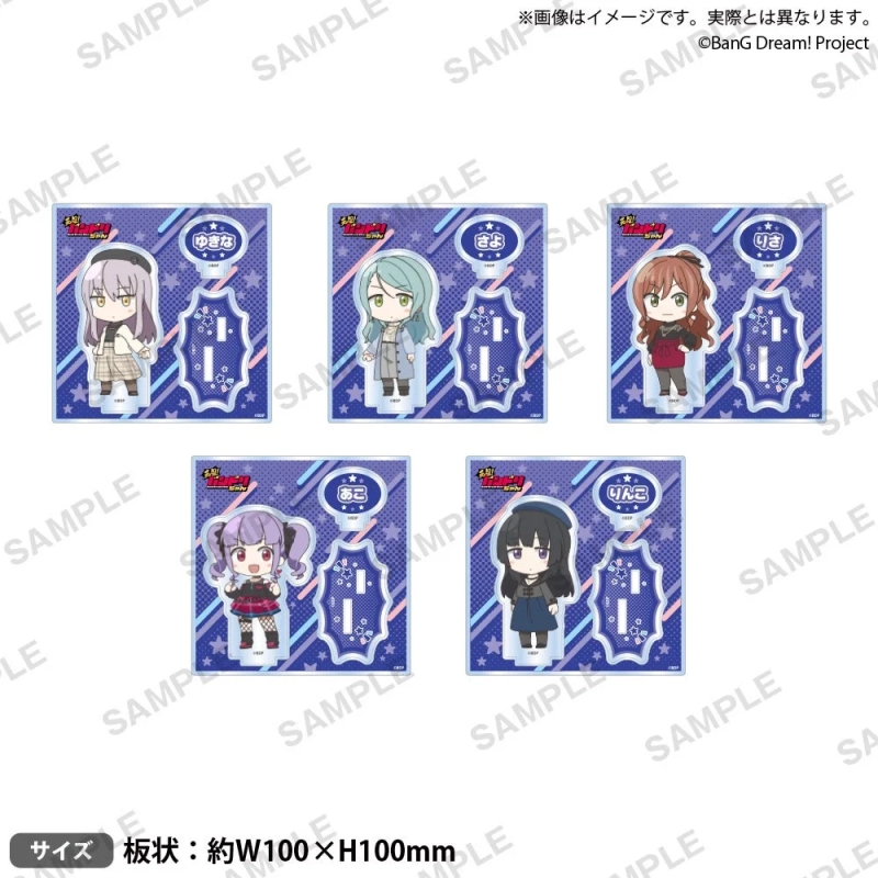 Ganso! BanG Dream! Girls Diorama Acrylic Stand for Roselia members